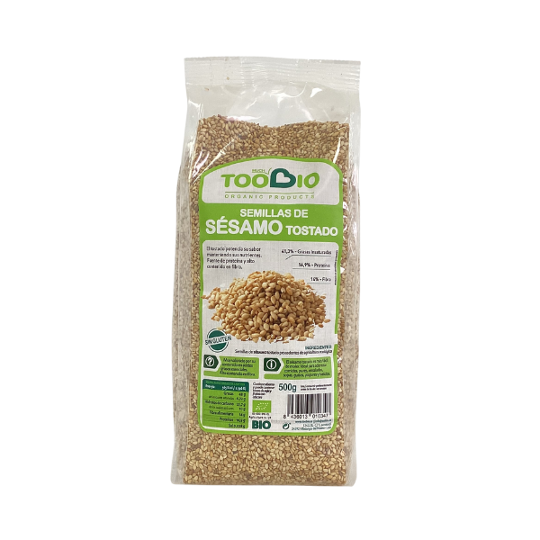 SESAMO TOSTADO BIO 500GR TOOBIO