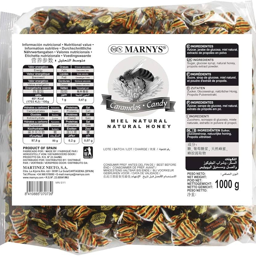 CARAMELOS MARNYS MIEL Y PROPÓLEO