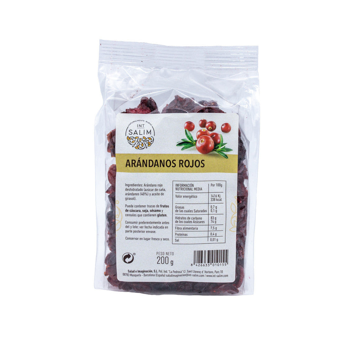 ARANDANOS MITADES 200gr