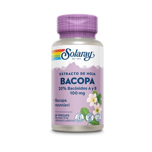 BACOPA 100MG SOLARAY 60cápsulas