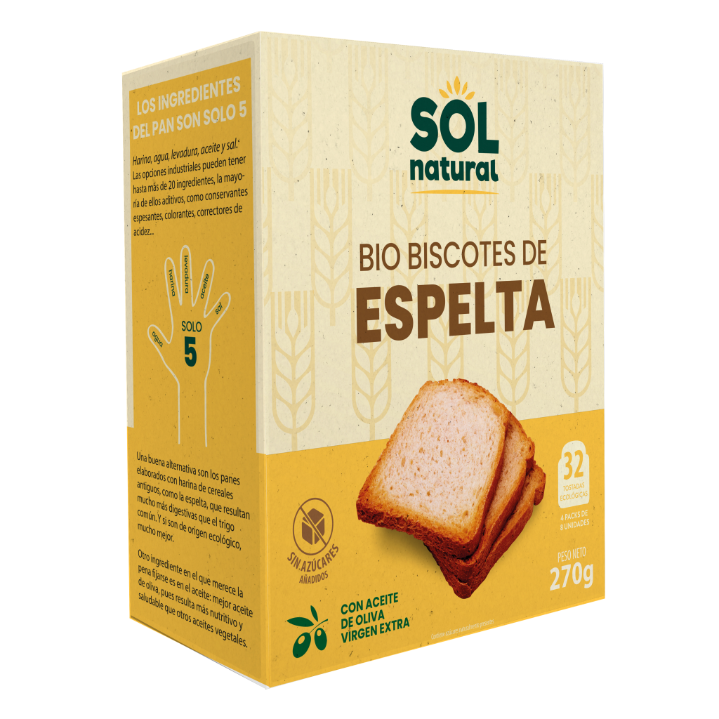 BISCOTES DE ESPELTA BIO 270gr