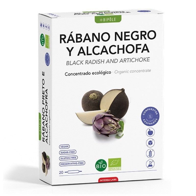 BIPOLE RÁBANO NEGRO ALCACHOFA 20ampollas