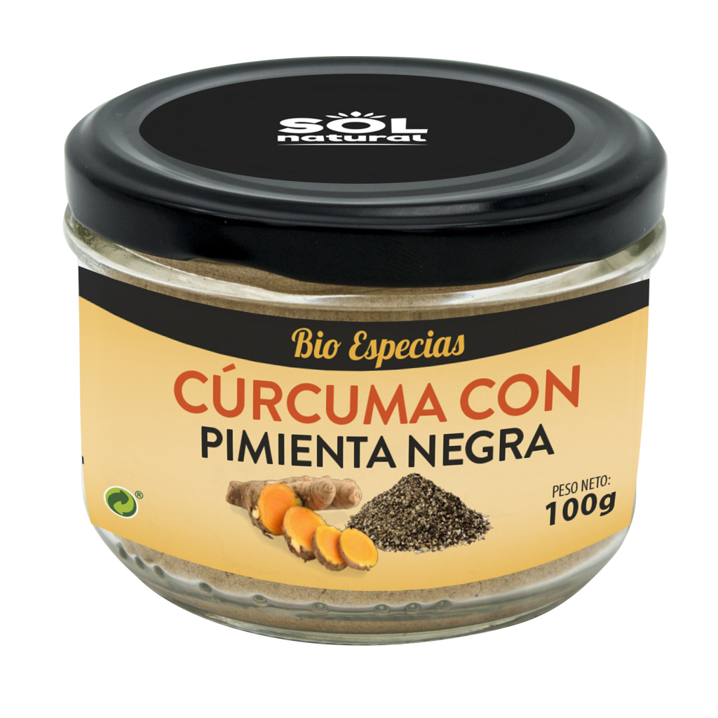 CURCUMA C/PIMIENTA NEGRA 100gr BIO