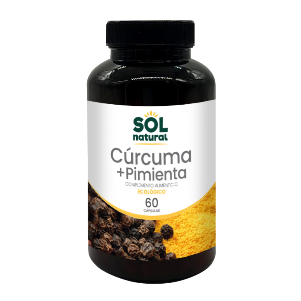 CURCUMA+PIMIENTA NEGRA BIO 60cápsulas