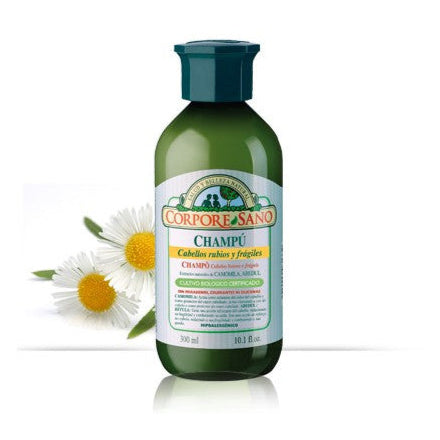 CHAMPÚ CABELLOS RUBIOS FRÁGILES CAMOMILA-ABEDUL 300ml