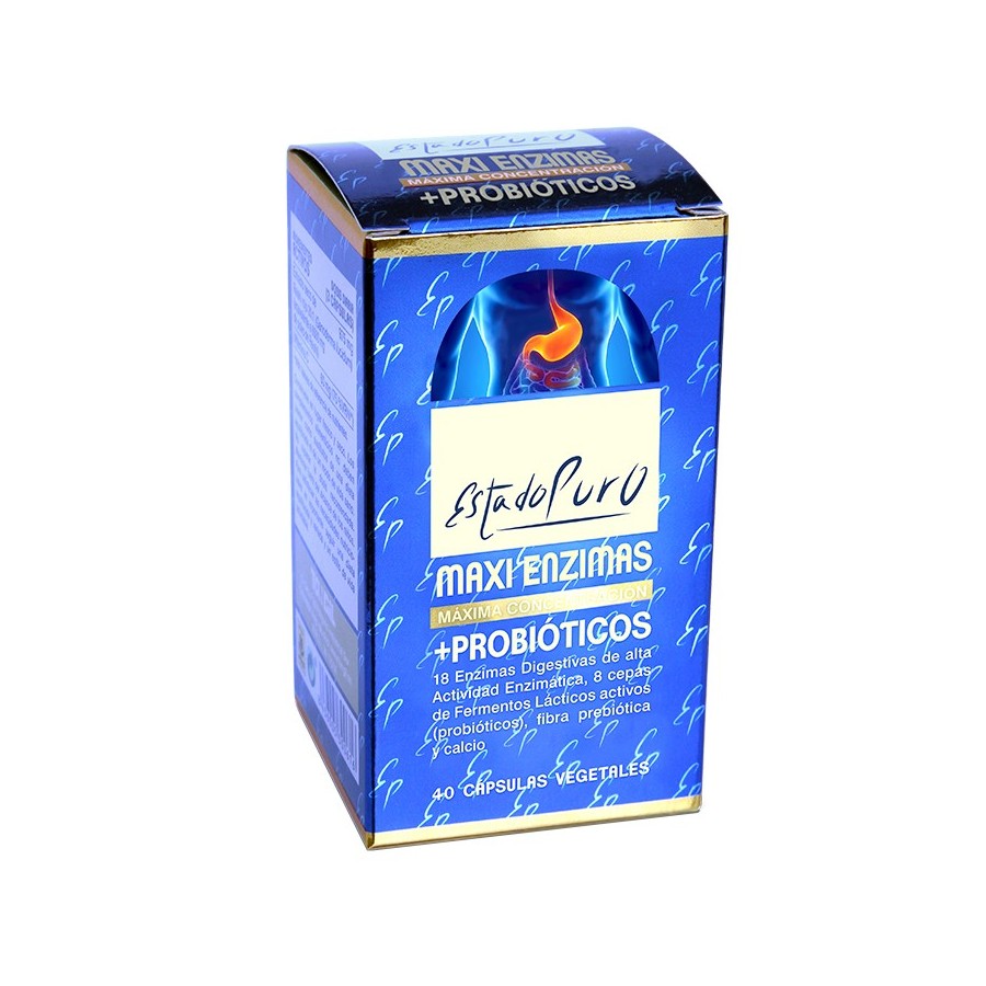 E.P MAXI ENZIMAS + PROBIOTICOS 40cápsulas