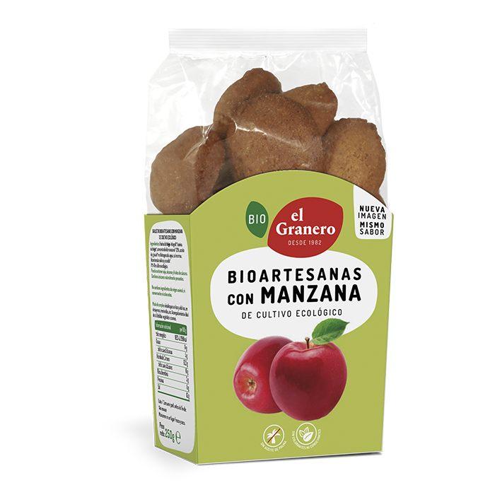 GALLETAS BIOARTES.MANZANA 250gr