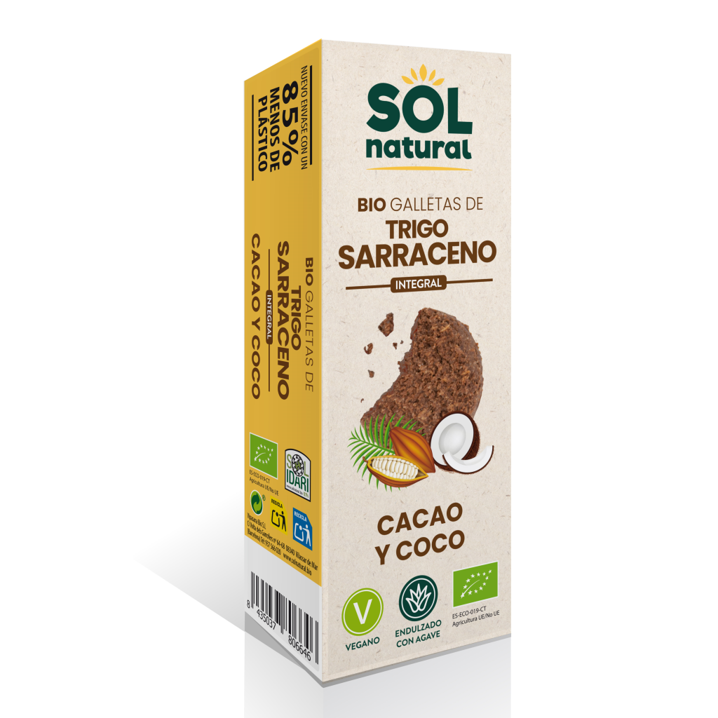 GALLETAS SARRACENO COCO CACAO 175gr