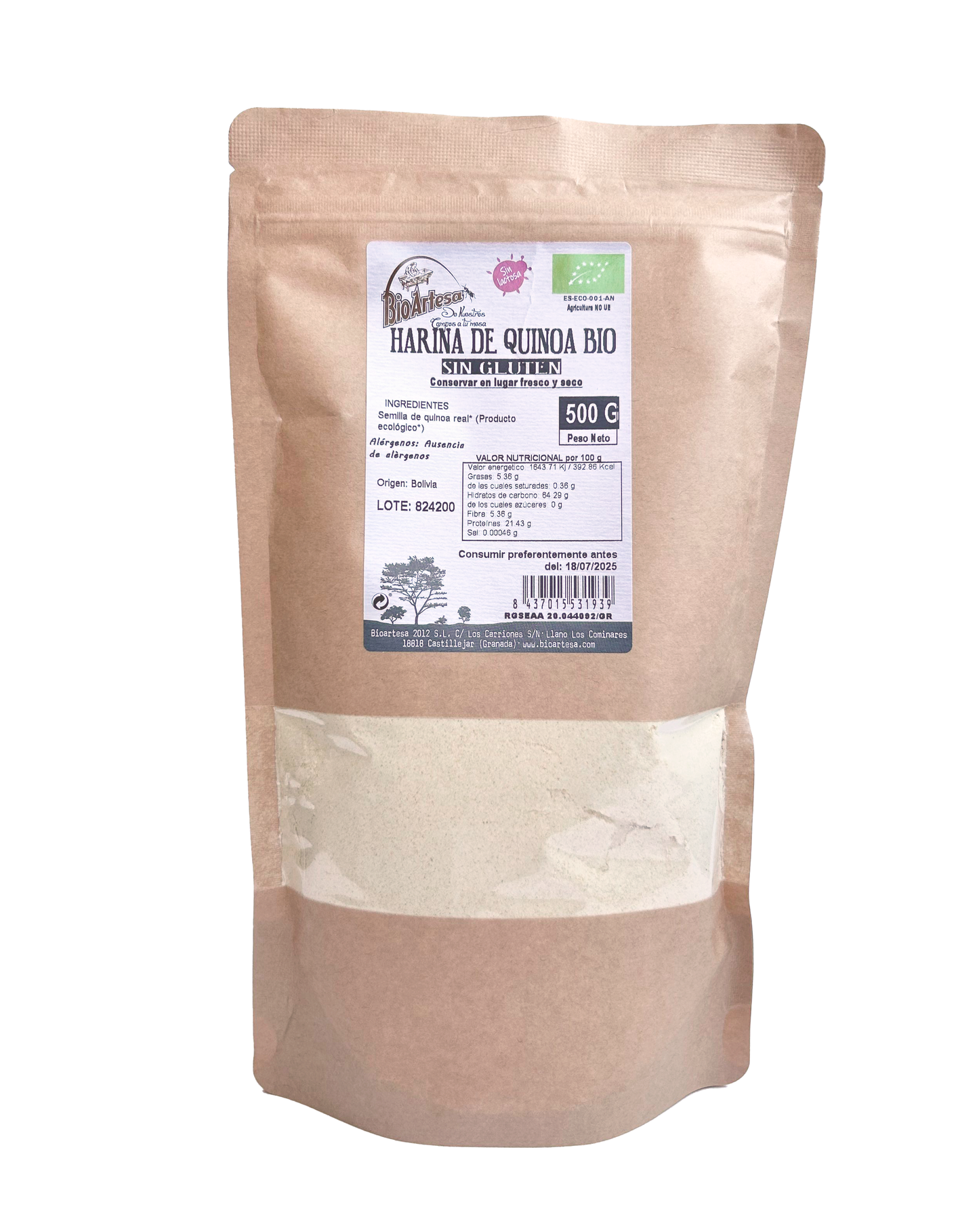 HARINA QUINOA BIO 500gr