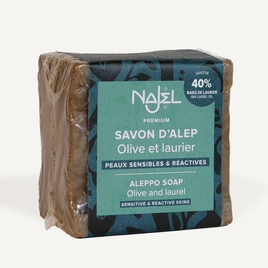 JABON ALEPO 40% TRADICIONAL LAUREL