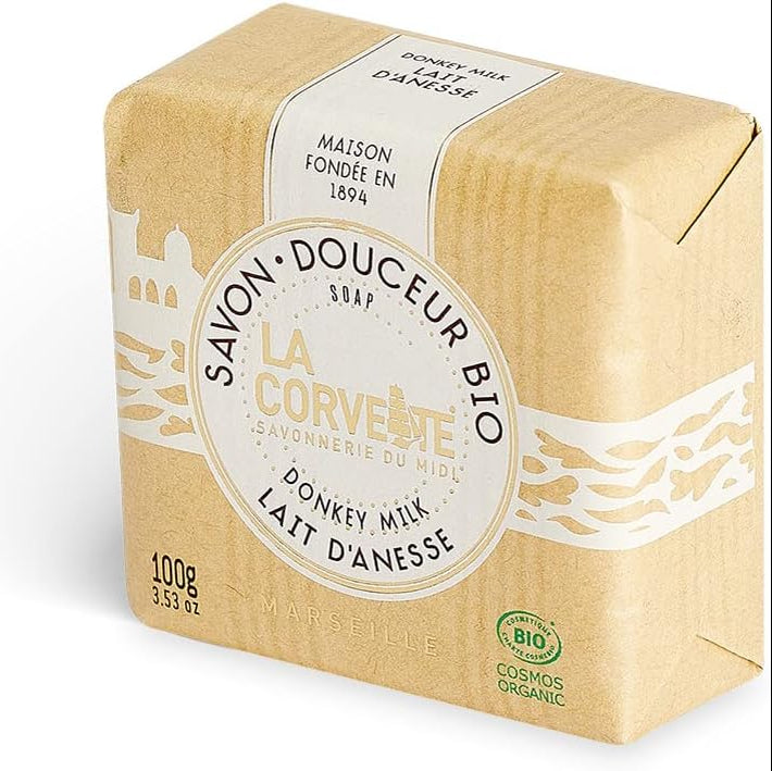 JABON EN PASTILLA LECHE DE BURRA 100gr