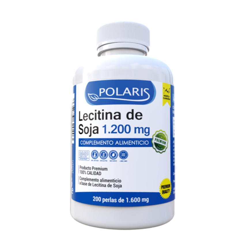 LECITINA SOJA 1200mg 200perlas
