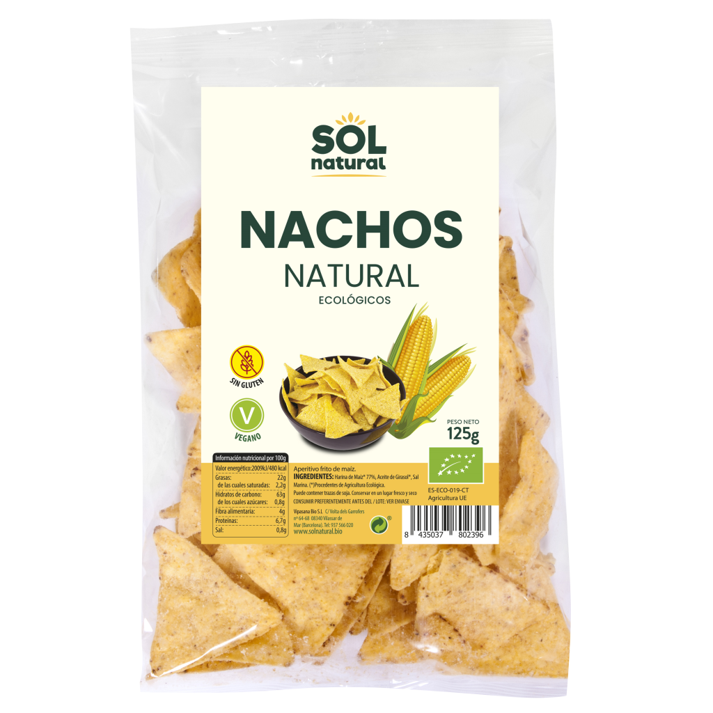 NACHOS MAIZ BIO 125gr