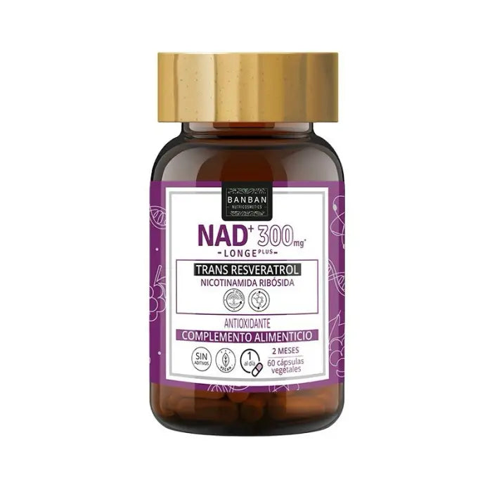 NAD 300mg+TRANS.REVESRATROL 80mg 60cápsulas