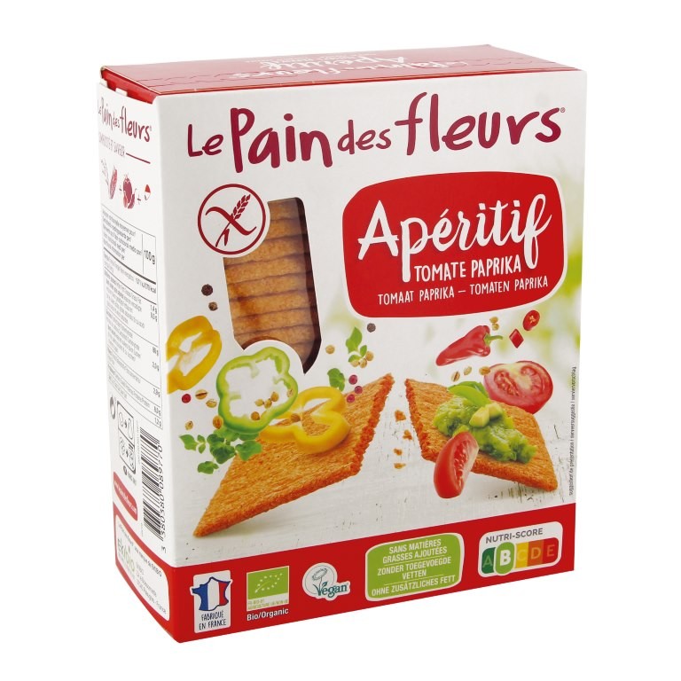 PAN CRUJIENTE APERITIF TOMATE PAPRIKA 150gr