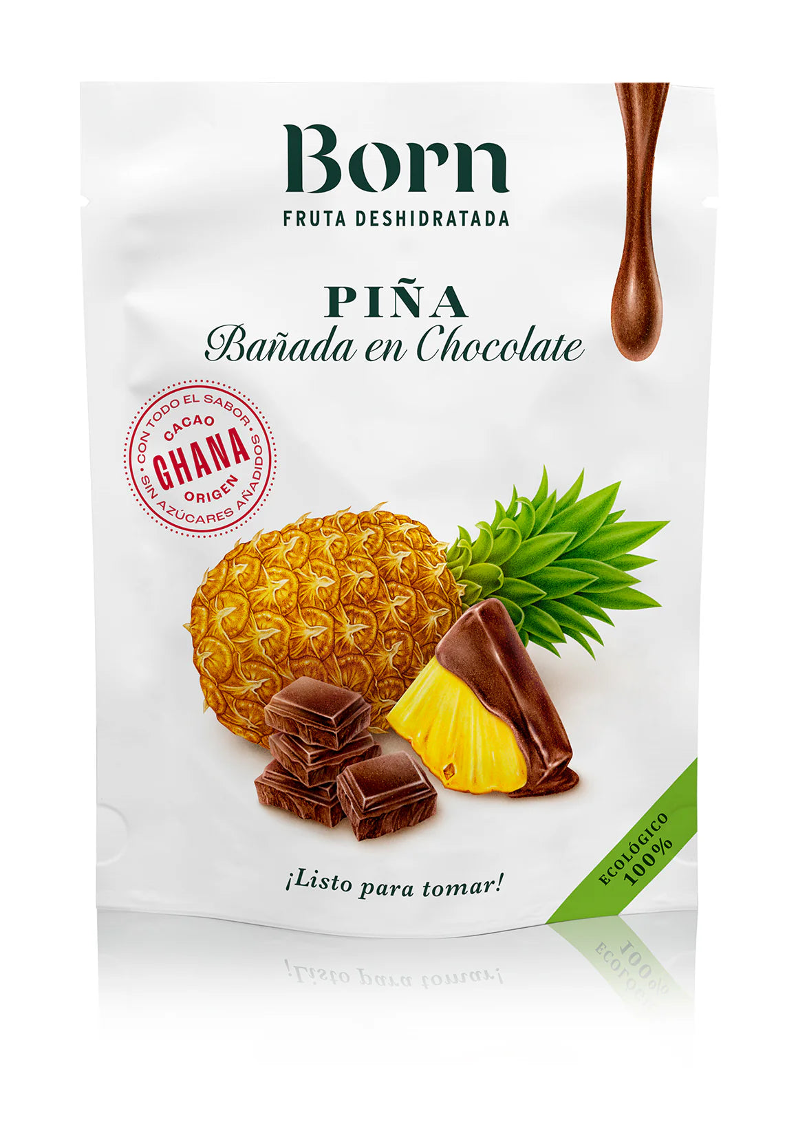 FRUTA DESHIDRATADA PIÑA CHOCO 40gr