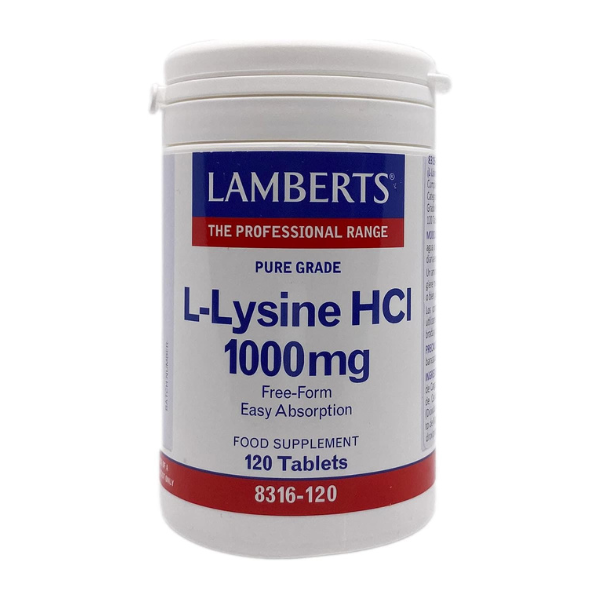 L-LYSINE HCI 1000MG 120tabletas