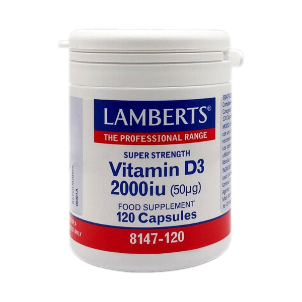 VITAMINA D3 2000ui 50ug 120cápsulas