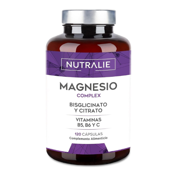 MAGNESIO BISGLICINATO +CITRATO COMPLEX NUTRALIE 120cápsulas