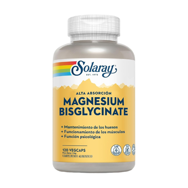 BISGLYCINATO MAGNESIO SOLARAY 120cápsulas
