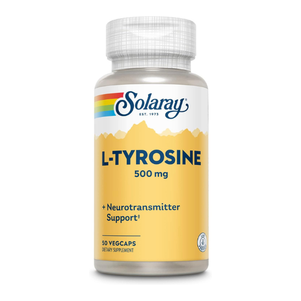 L-TIROSINA 500MG SOLARAY 50cápsulas
