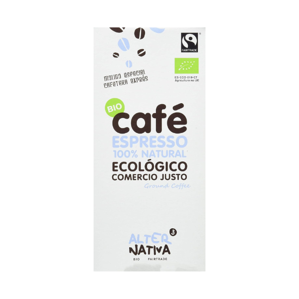 CAFE ESPRESSO MOLIDO BIO 250gr