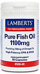 PURE FISH OIL 1100mg (DHA 240mg) 60tabletas