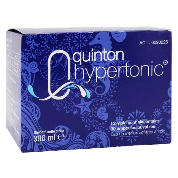 QUINTON HIPERTONIC 30ampollas