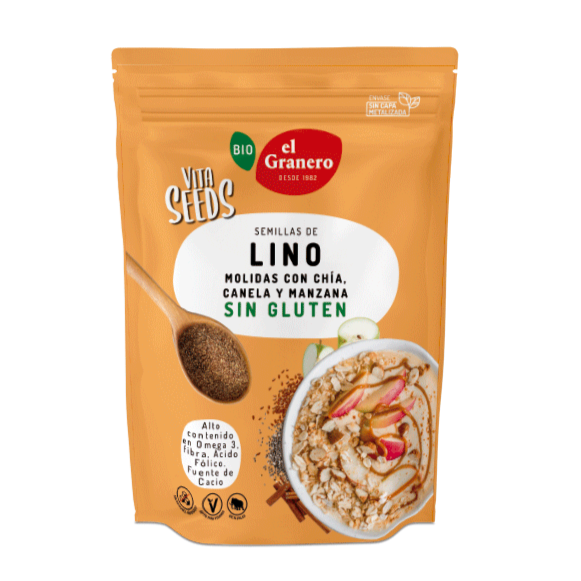 VITASEEDS LINO, CHIA,MANZANA, CANELA 200 gr