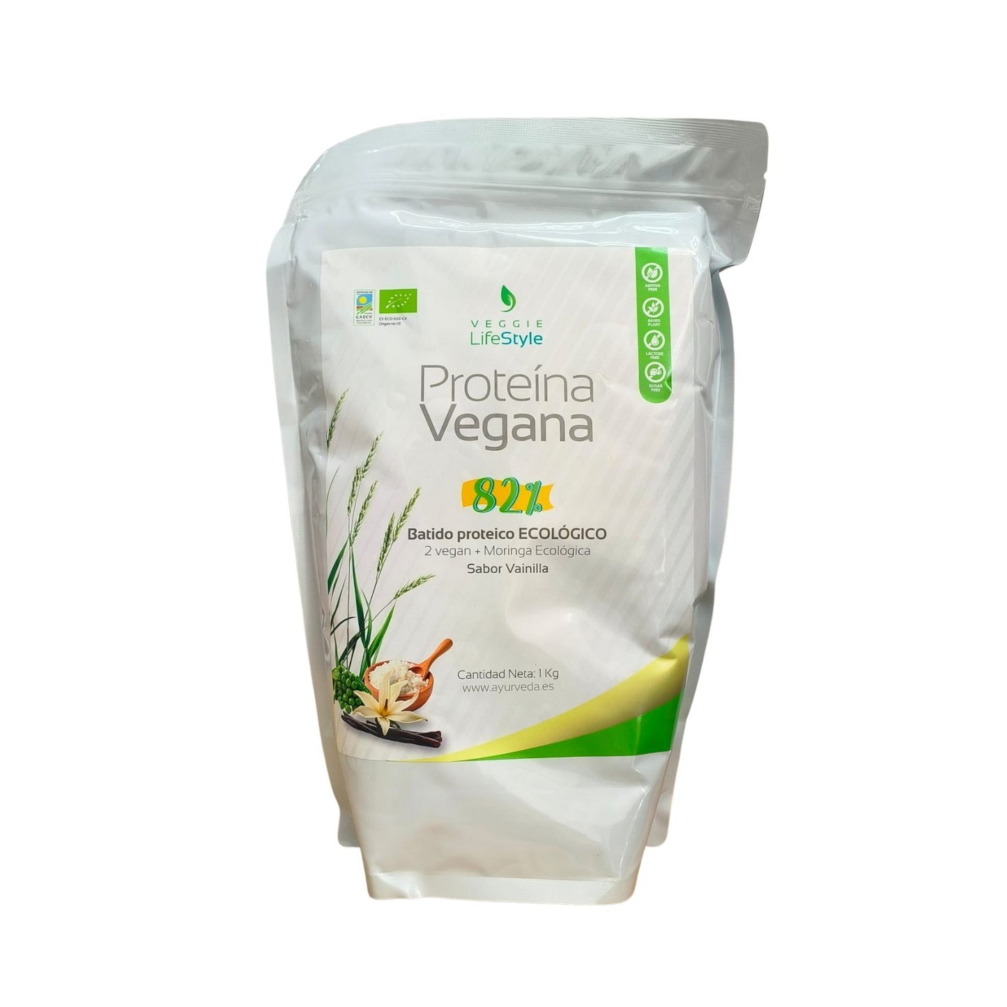 PROTEINA VEGANA & MORINGA VAINILLA 1kg