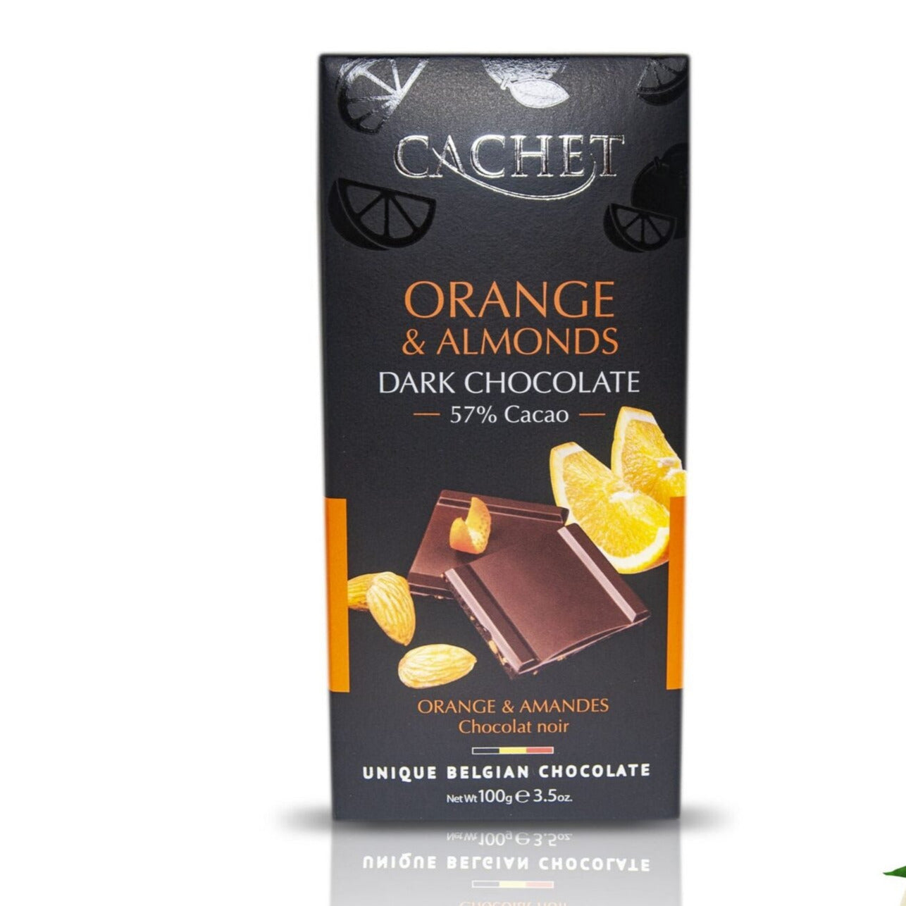 TABLETA CACHET NARANJA Y ALMENDRA 100gr