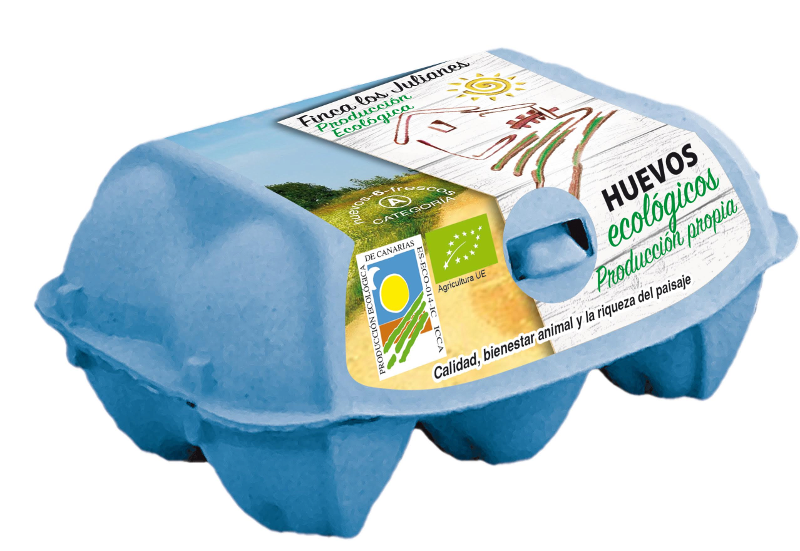 HUEVOS ECOLÓGICOS BLANCOS 6unidades