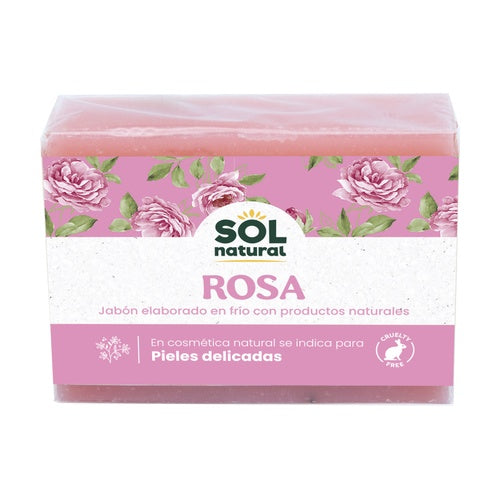 JABÓN NATURAL ROSA 100gr