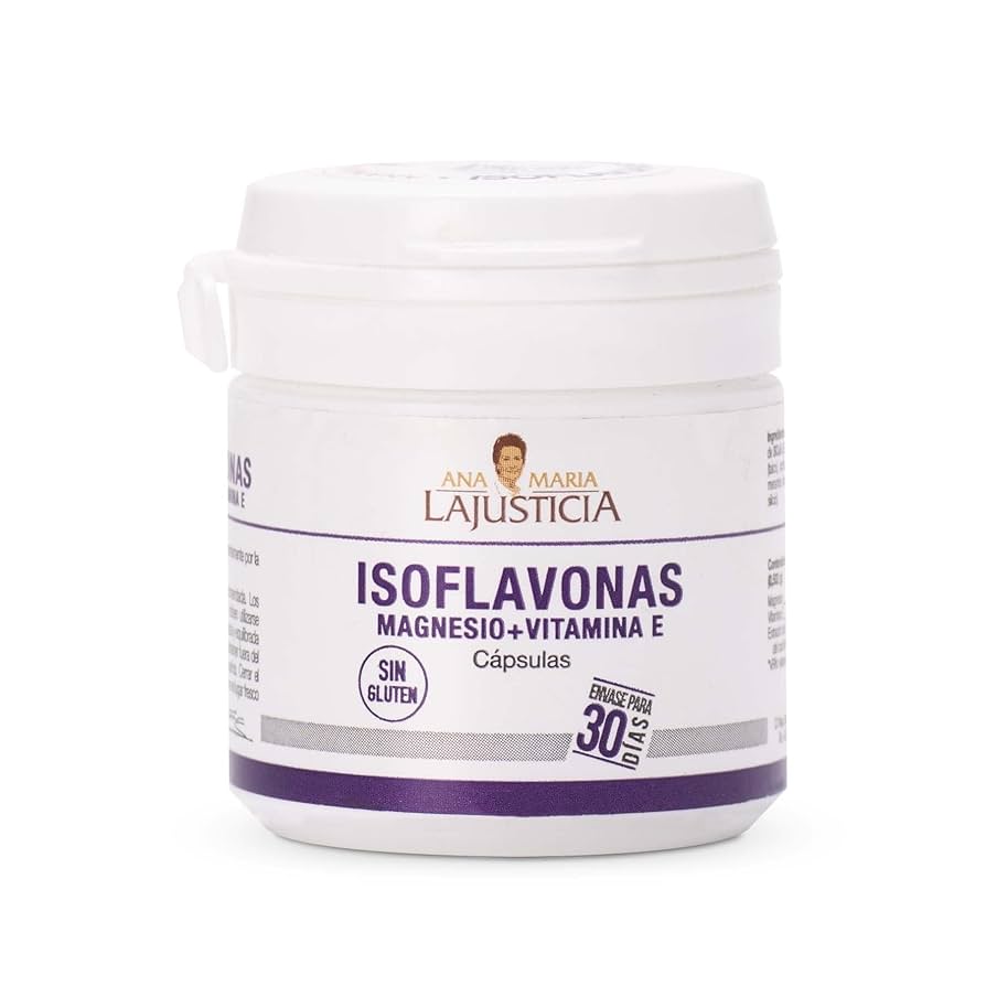 ISOFLAVONAS, MAGNESIO Y VITAMINA E 30cap.