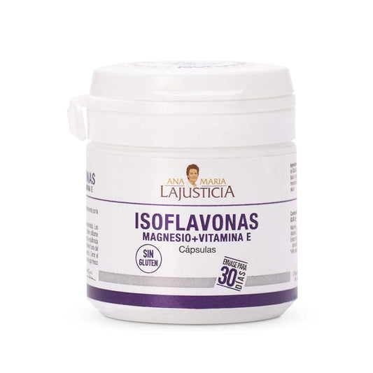 ISOFLAVONAS, MAGNESIO Y VITAMINA E 30cap.