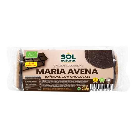 GALLETAS ECO MARIA AVENA C/CHOCOLATE 245gr