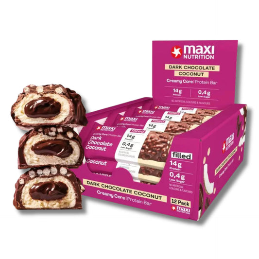 BARRITA CREAMY CORE DARK CHOCOLATE COCONUT PROTEINA 45gr