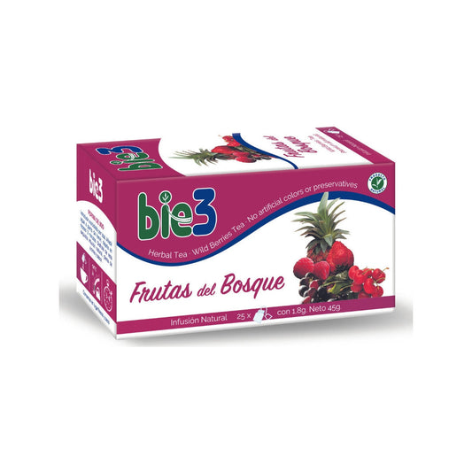 Bie3 Frutas del Bosque 25 bolsitas