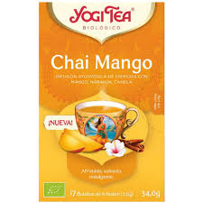YOGI TEA CHAI MANGO 17sobres