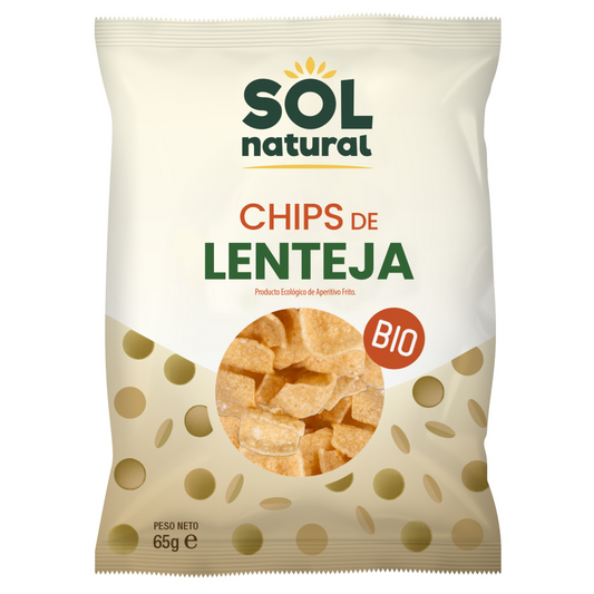 CHIPS DE LENTEJA BIO 65gr