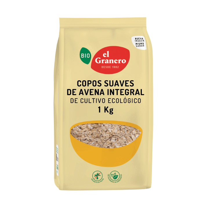 COPOS DE AVENA INTEGRAL SUAVES BIO 1kg