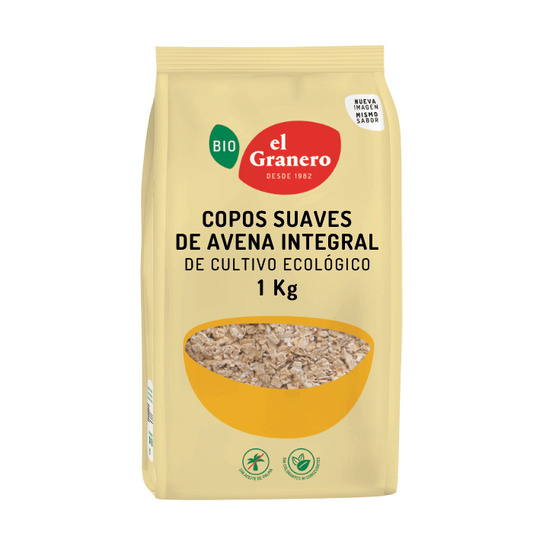 COPOS DE AVENA INTEGRAL SUAVES BIO 1kg