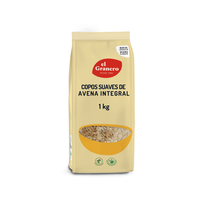 COPOS DE AVENA INTGRALES SUAVES FINOS 1k