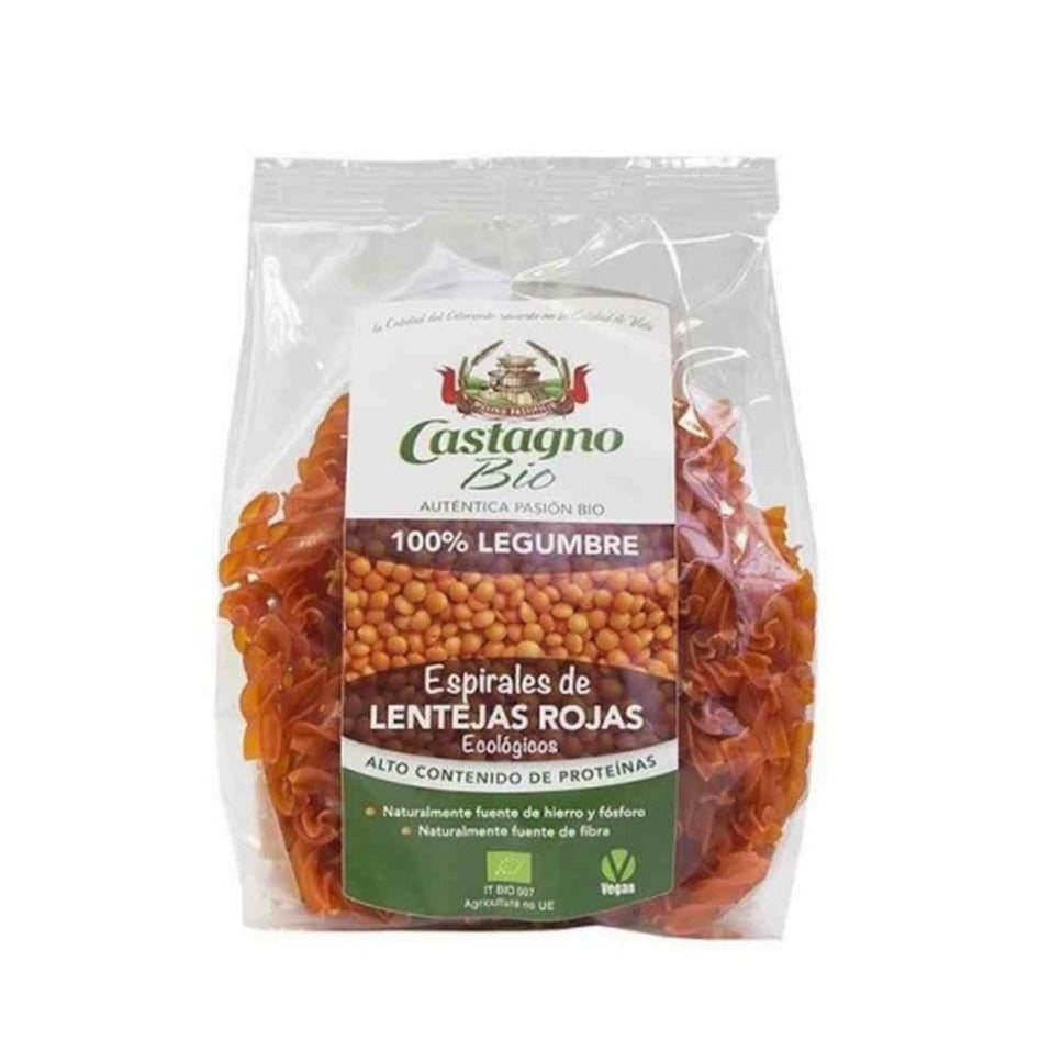 ESPIRALES LENTEJA ROJA ECO 250gr