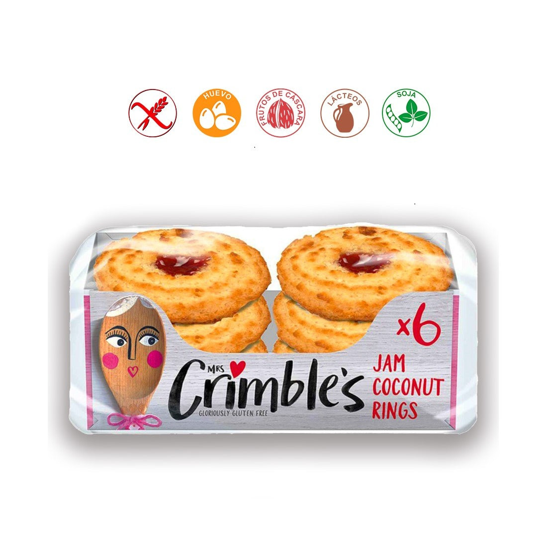 GALLETAS COCO Y FRESA S/GLUTEN 240gr