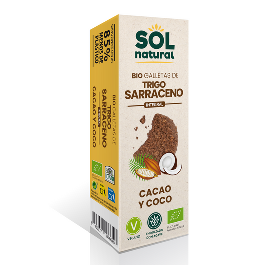 GALLETAS SARRACENO COCO CACAO 175gr