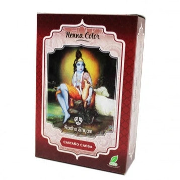 HENNA POLVO CASTAÑO CAOBA