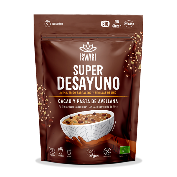 SUPER DESAYUNO EXTRA PROTEIN CACAO/AVELLANA 360gr