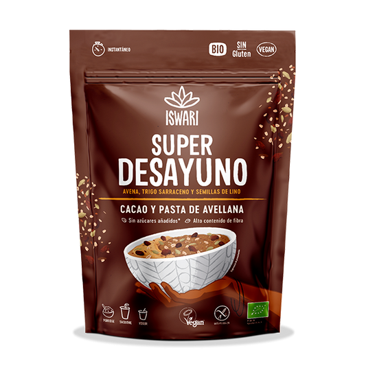 SUPER DESAYUNO EXTRA PROTEIN CACAO/AVELLANA 360gr