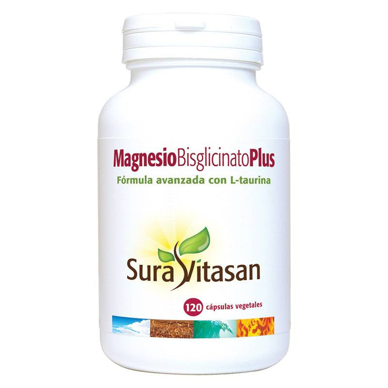 MAGNESIO BISGLICINATO PLUS SURAVITASAN 300mg 120cápsulas
